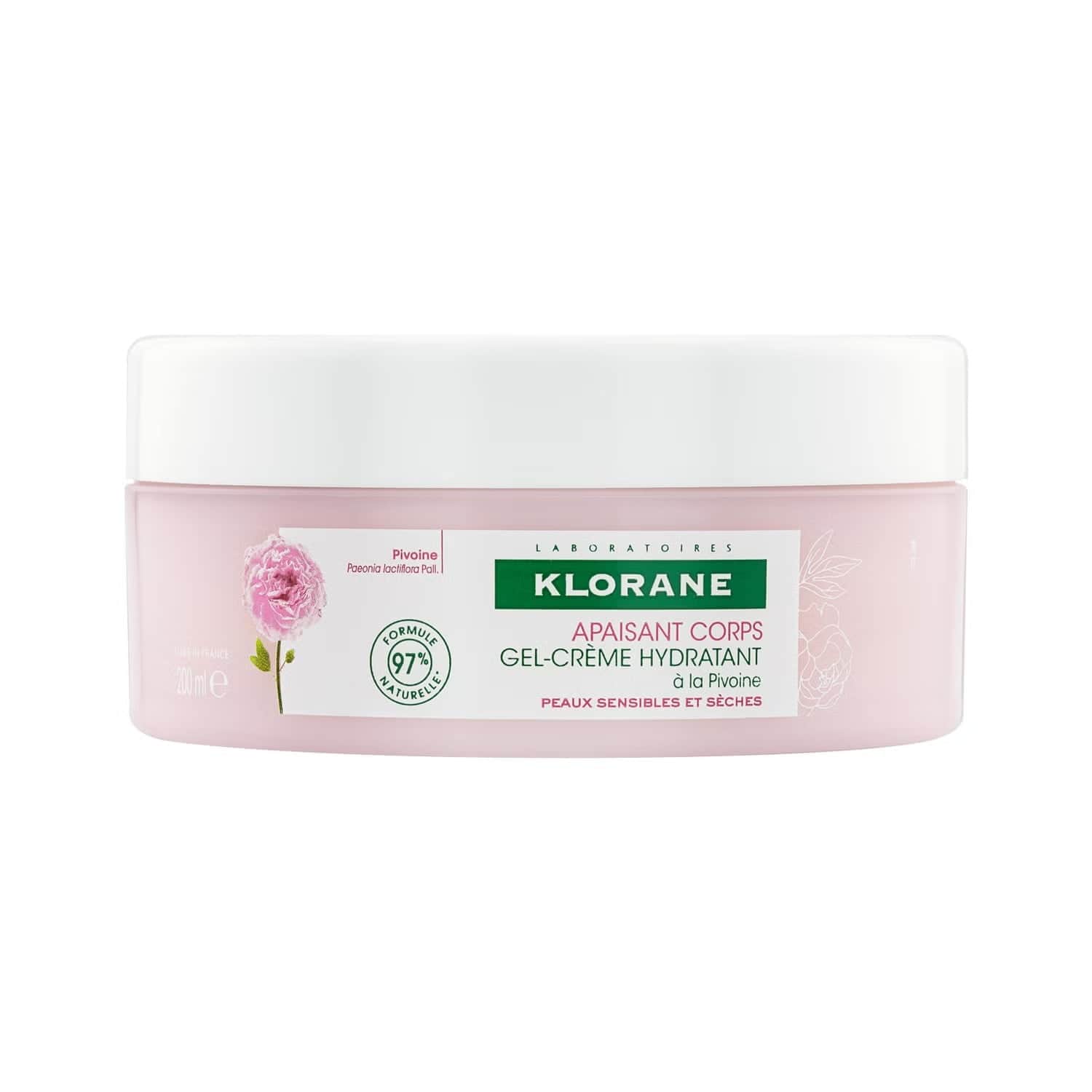 Klorane Gel-crema Hidratante a la Peonía 200ml
