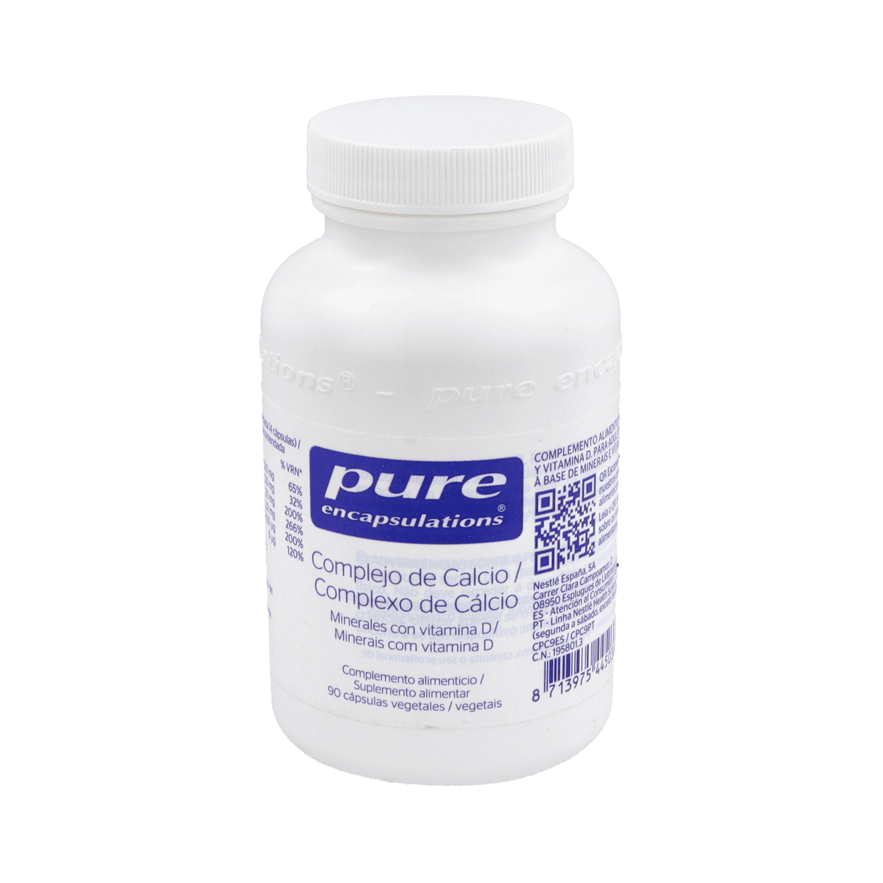 Pure Encapsulations Complejo de Calcio 90 cápsulas